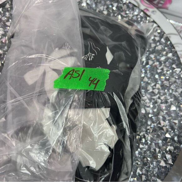 Johnny Martin dress smocked floral bustier style Black White Patterned Dress - Picture 9 of 9